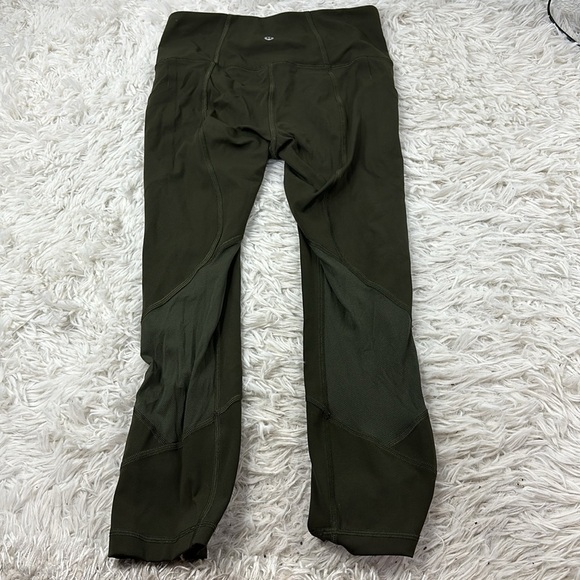 Lululemon Pace Rival High-Rise Crop 22" Dark Olive - Picture 4 of 6